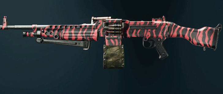 Black Ops 6 - Red Tiger GPMG-7 Camo