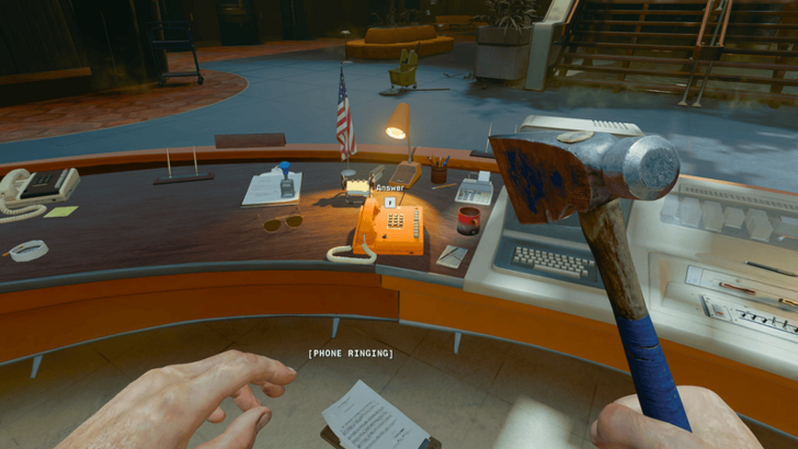 Phone Ringing in the Main Hall