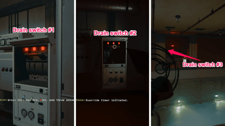 Pull 3 Drain Switches