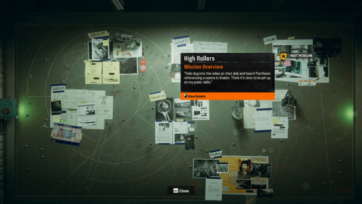 The Rook Recovery Evidence Board