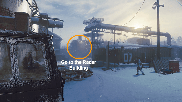 Go to the Radar Building