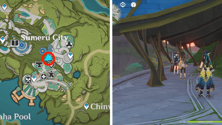 Genshin - Chromatic Character Locations Phase 3 Wanderer and Sethos