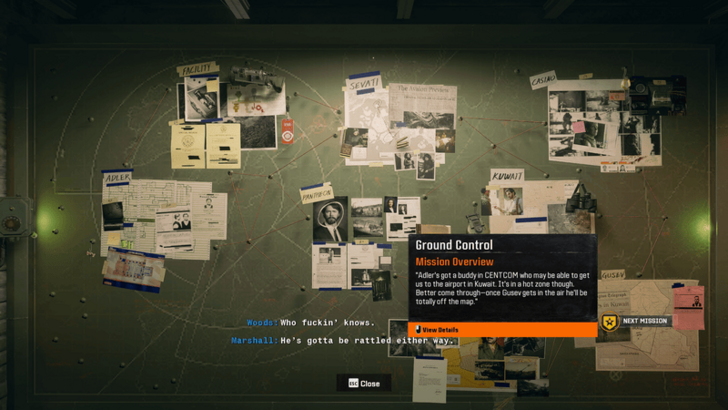 The Rook Contact Evidence Board