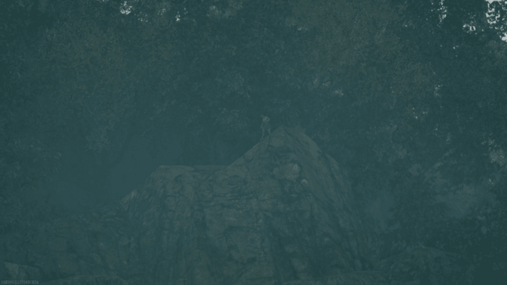 Zombie Riverside Cliff via Binoculars