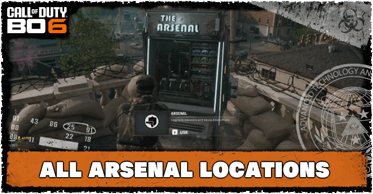 Black Ops 6 - All Arsenal Locations