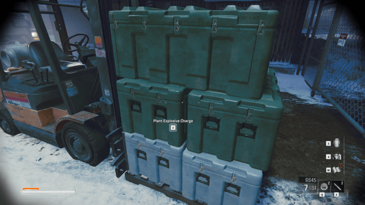 Planting Explosive Charges