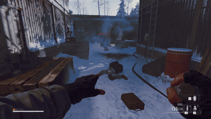 Fighting Through the Courtyard