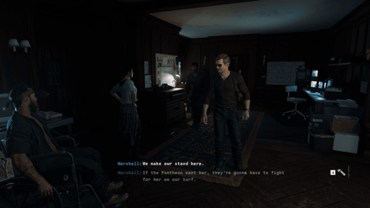 The Rook Interrogation Team Dialogue