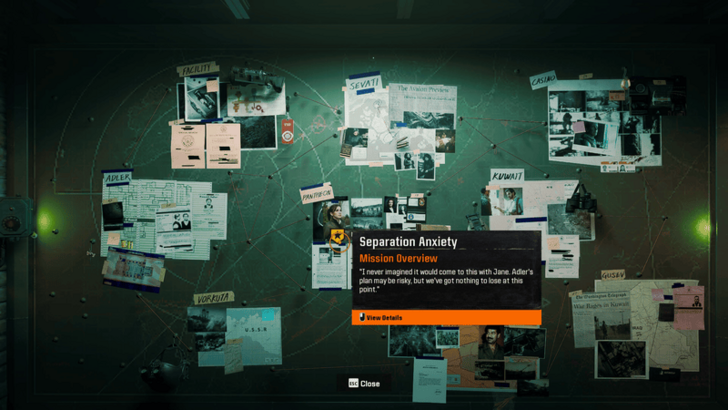 The Rook Interrogation Evidence Board