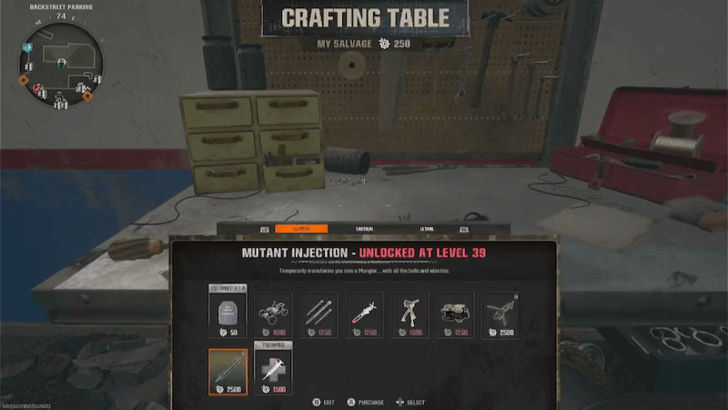 BO6 Mutant Injection Crafting Table
