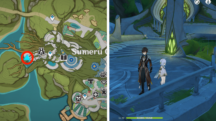 Genshin - Chromatic Character Locations Phase 3 Nahida