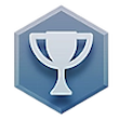 Playstation Trophy Icon Silver