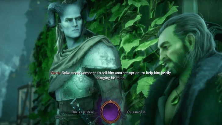 Support or Challenge Varric