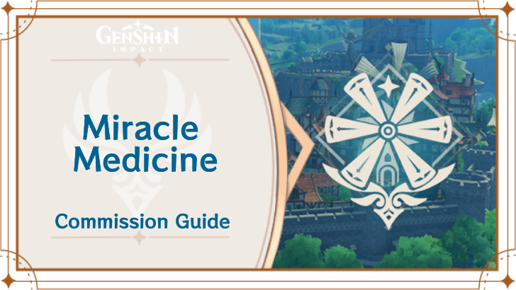 Genshin Impact - Miracle Medicine Guide