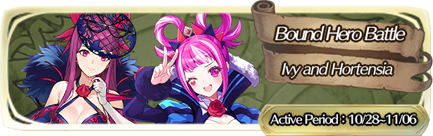 Bound Hero Battle: Ivy & Hortensia Banner