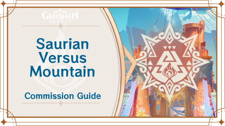 Genshin Impact - Saurian Versus Mountain Guide