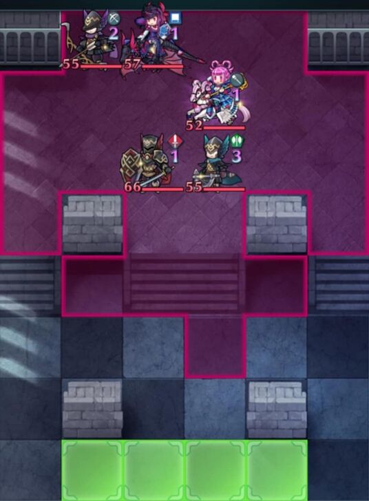 Fire Emblem Heroes - Ivy and Hortensia Lunatic Map