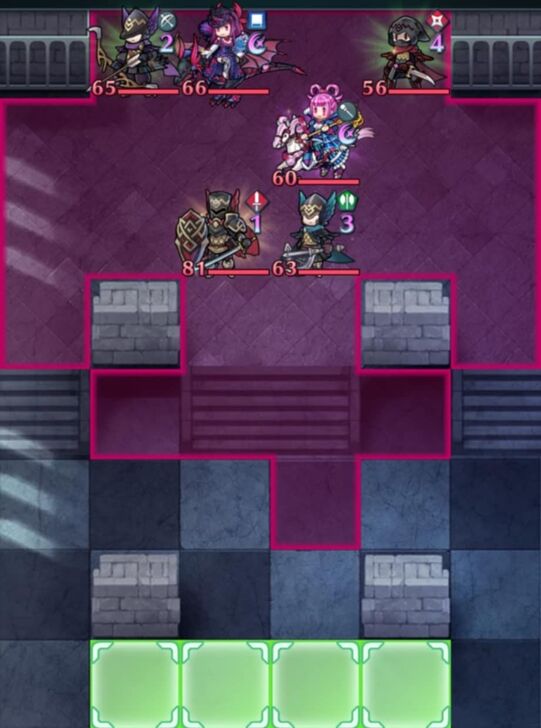 Fire Emblem Heroes - Ivy and Hortensia Infernal Map