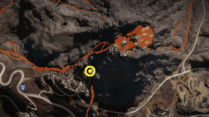 Once Human Fire Throat Fortress Map