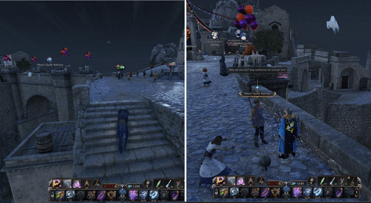 Speak to Morti Guild Advisor