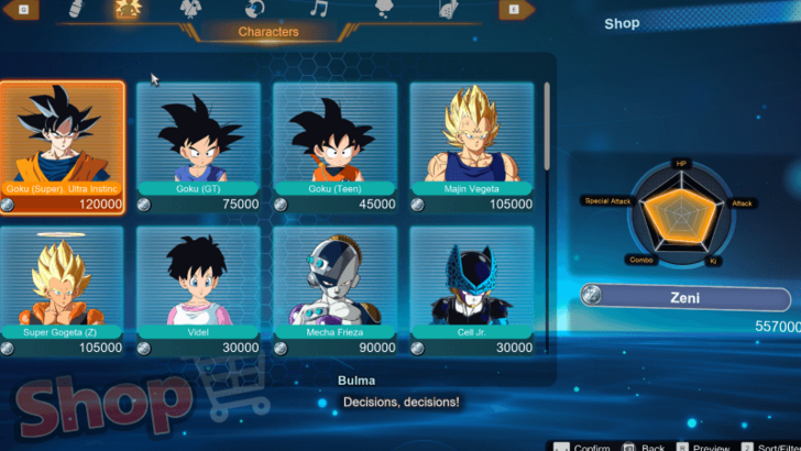 Dragon Ball Sparking Zero - How to Unlock Shop Screen