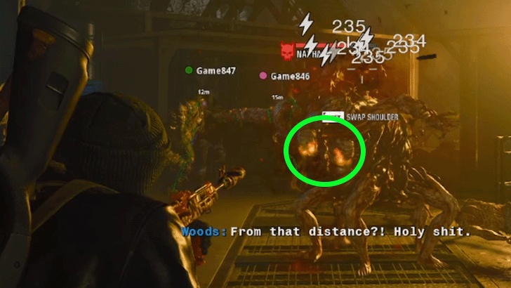 Shoot the Yellow Spots on Nathan