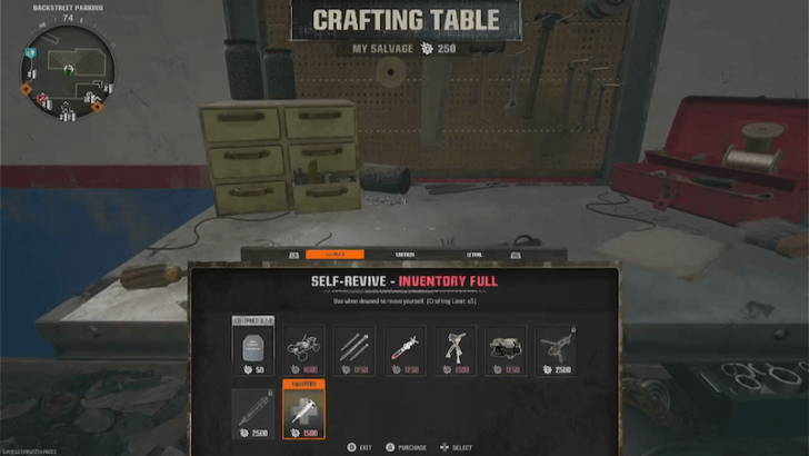 BO5 Self Revive Crafting Table