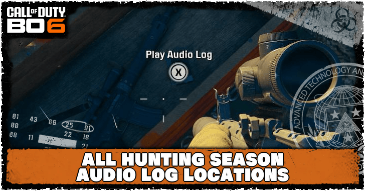 All Hunting Season Audio Log Locations