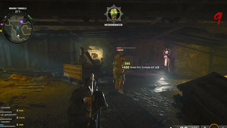 Brain-Rotted Zombie Necromancer Medal