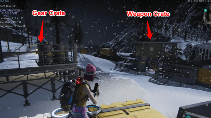 Once Human Tundra Monolith Danger Zone Gear Crate