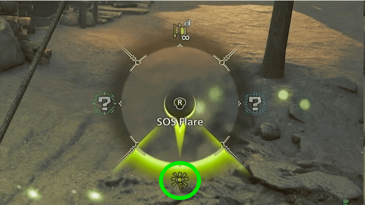 Monster Hunter WIlds - SOS Flare Radial