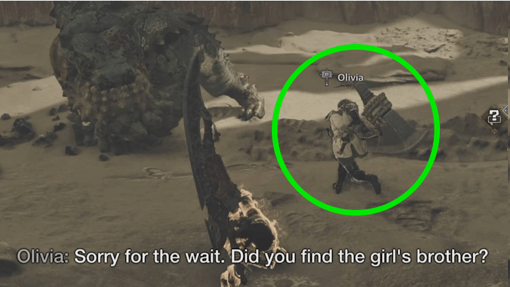 Monster Hunter WIlds - Support Hunter Olivia