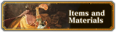 Monster Hunter Wilds Items and Materials
