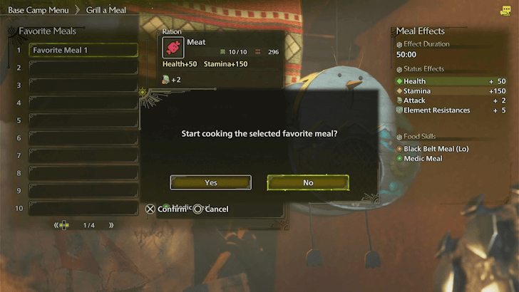 Monster Hunter Wilds - Favorite Meal