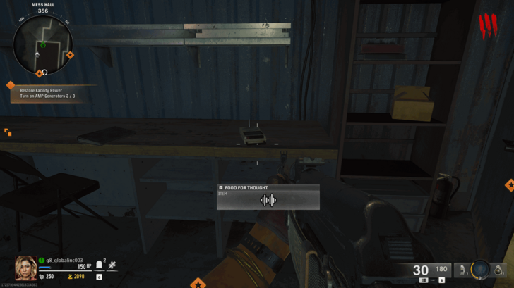 Zombies Intel - Food for Thought