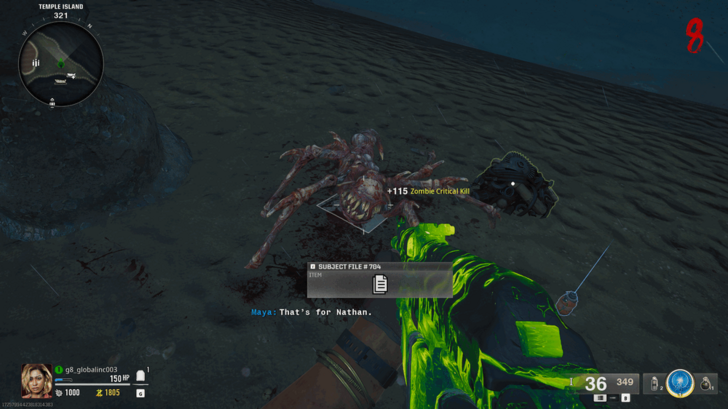 Zombies Intel - Subject File #704