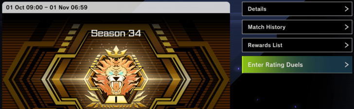 Master Duel - Reaching Rating Duels