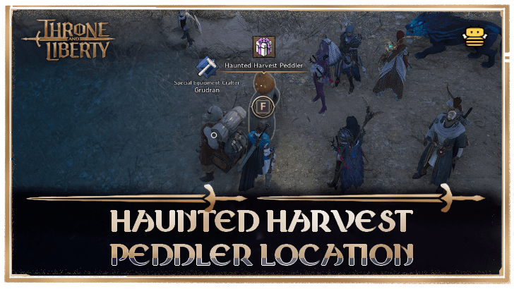 Haunted Harvest Peddler Location Banner