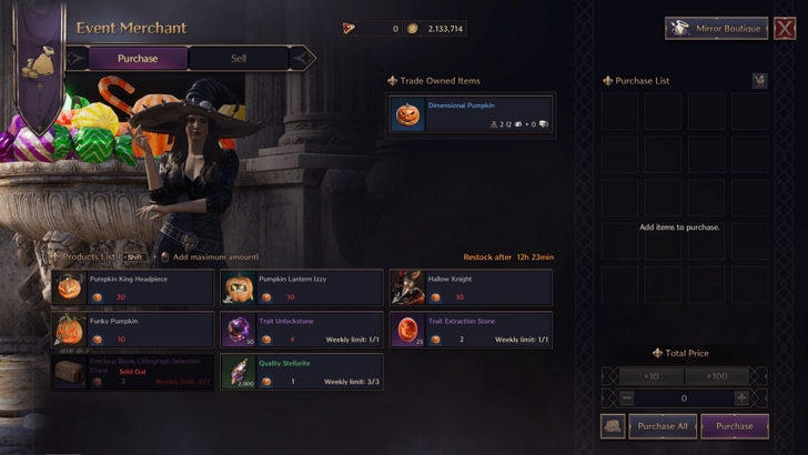 Haunted Harvest Trader