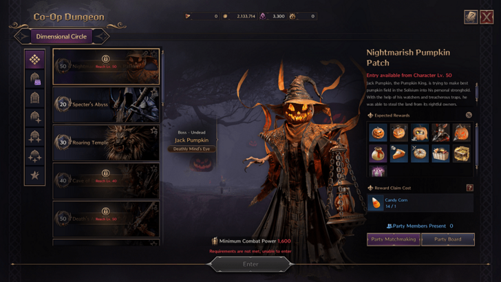 Haunted Harvest Dungeon