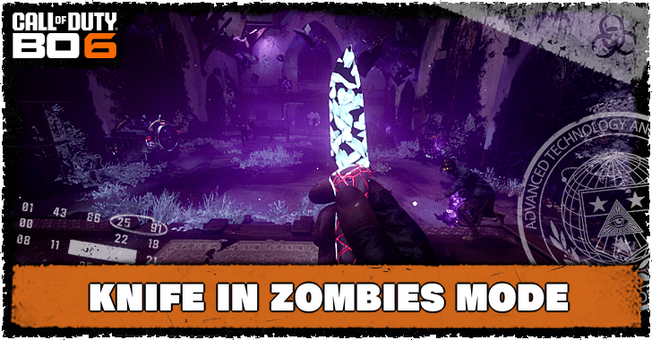 Black Ops 6 - How to Use the Knife in Zombies Mode