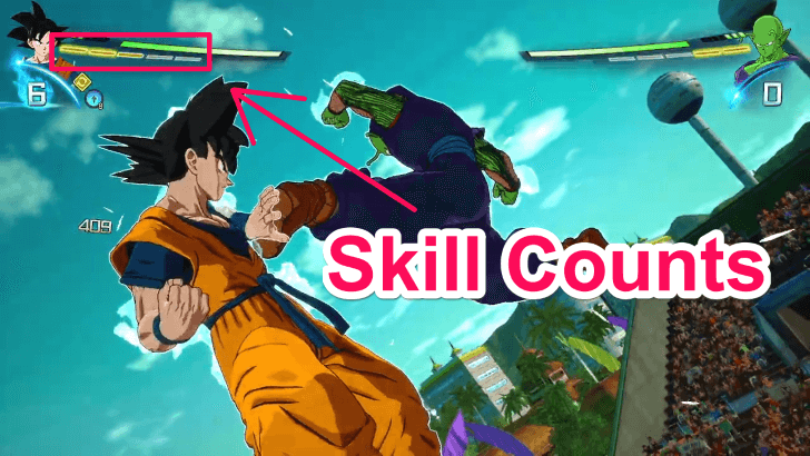 DBSZ - Goku Revenge Counter Skill Count
