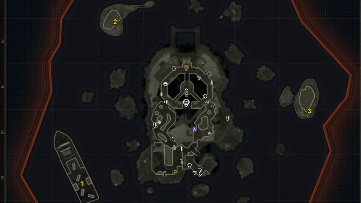 Skeleton Locations Map