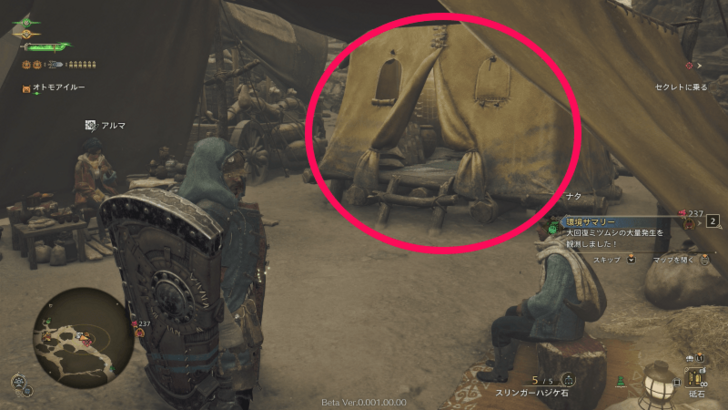 Tent Overworld Location