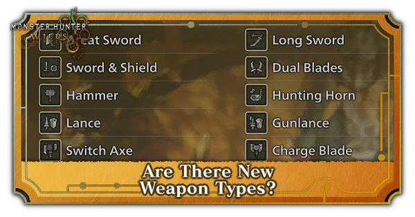 Monster Hunter Wilds - Are There New Weapon Types