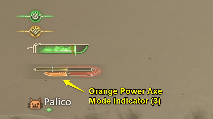 Switch Axe Power Axe Mode Indicator