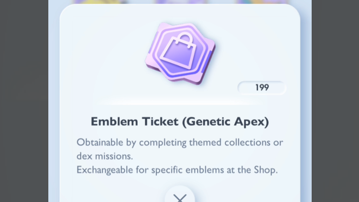 Pokemon TCG Pocket - Emblem Ticket