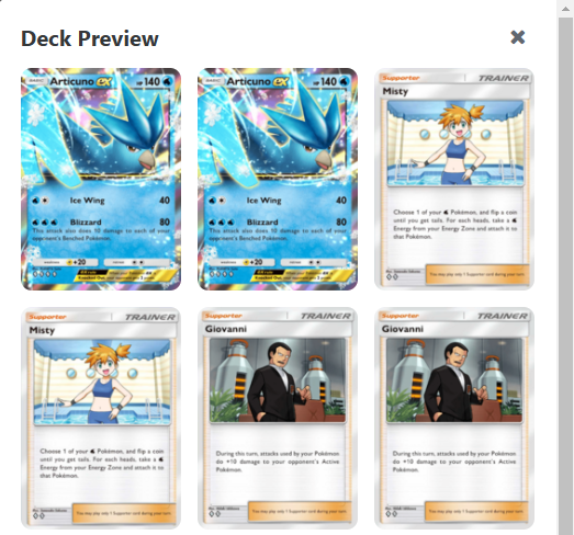 Deck Preview