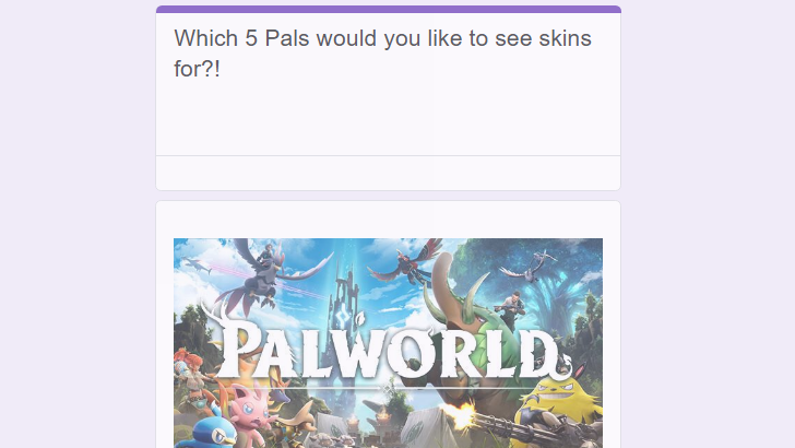 Palworld - Skin Survey