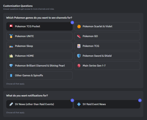 Customization Options